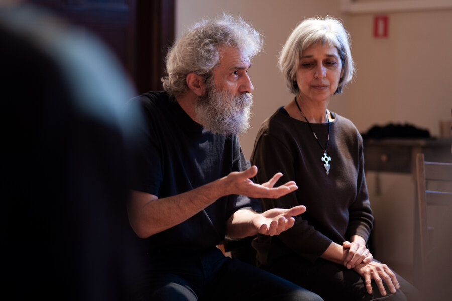 Aram Kerovpyan and Virginia Kerovpyan, Modal Singing Studio. Wroclaw 2010, phot. Magdalena Mądra
