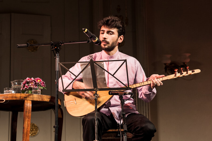 Murat Iclinalca, 2013, koncert w Synagodze Pod Białym Bocianem, fot. Magdalena Mądra