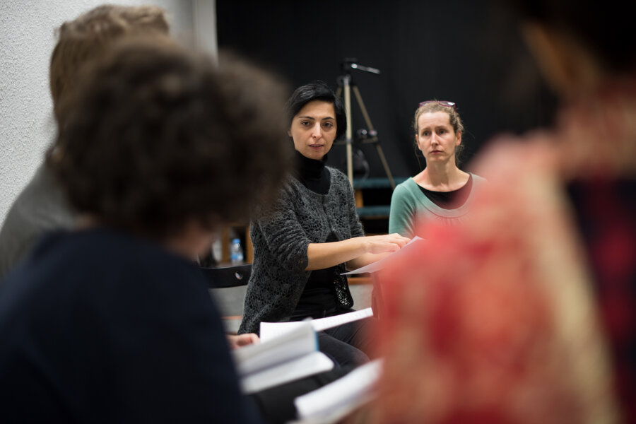 Selda Özturk, warsztaty w Residui Teatro, Madrid 2017, fot. Magdalena Mądra